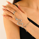 Bracelet Femme Argent Serpent
