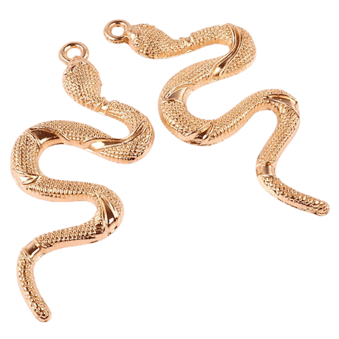 pendentif serpent or