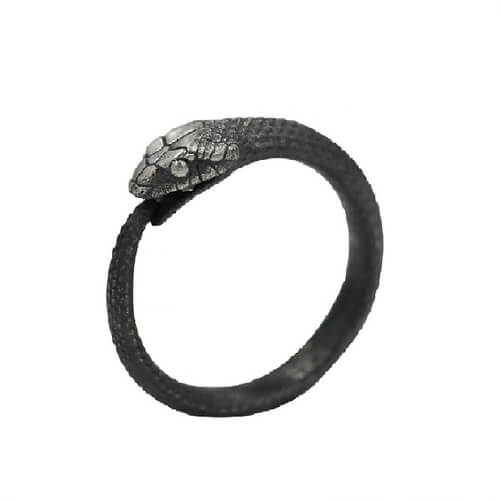Bague Ouroboros Argent Homme Bijoux Serpent