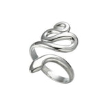 bague serpent argent femme