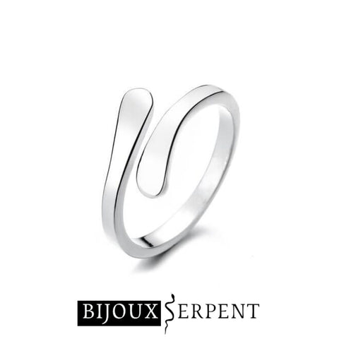 bague serpent argent petit