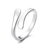 bague serpent petite en argent