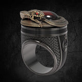 bague serpent chevaliere