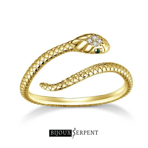 Bague Serpent Or et Diamant