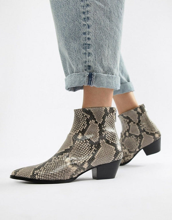 bottines serpent acceuil