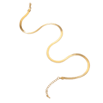 collier maille serpent or jaune