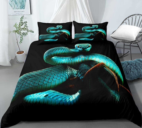 parure de lit serpent homme