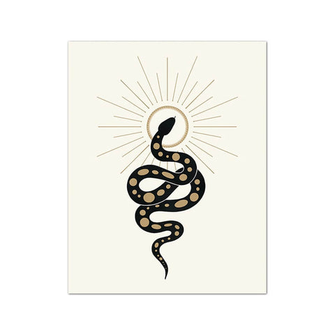 peinture tableau serpent