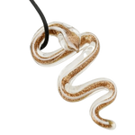 pendentif serpent en verre de murano