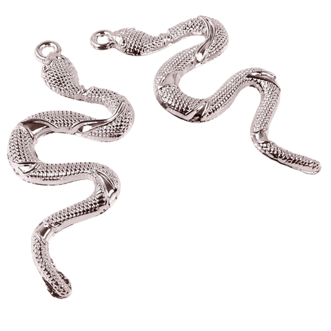 pendentif serpent argent